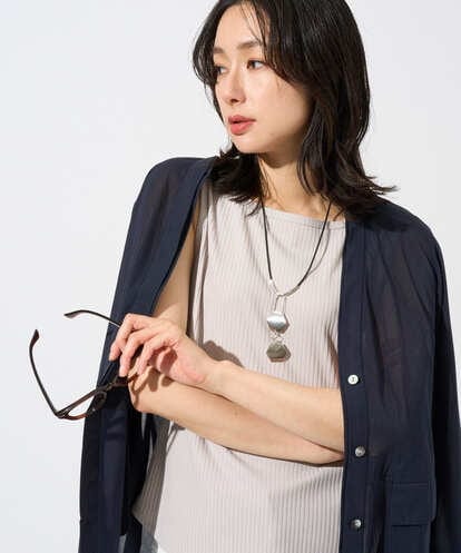 PZKGD27130   [日本製]2WAYリブタンクトップ
