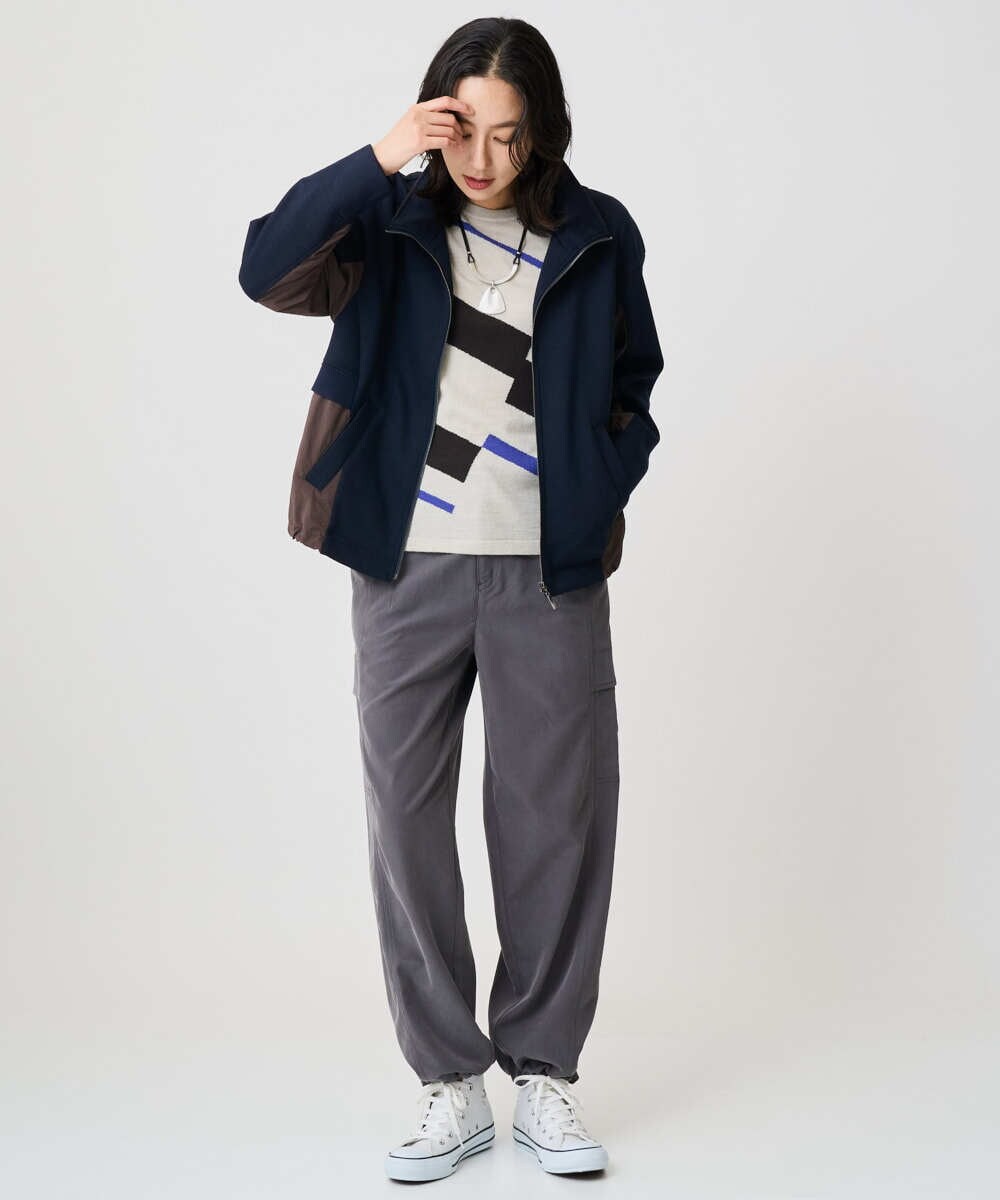 PZLAD09290 GEORGES RECH(ジョルジュ・レッシュ) フィブリルカーゴ2wayパンツ ベージュ