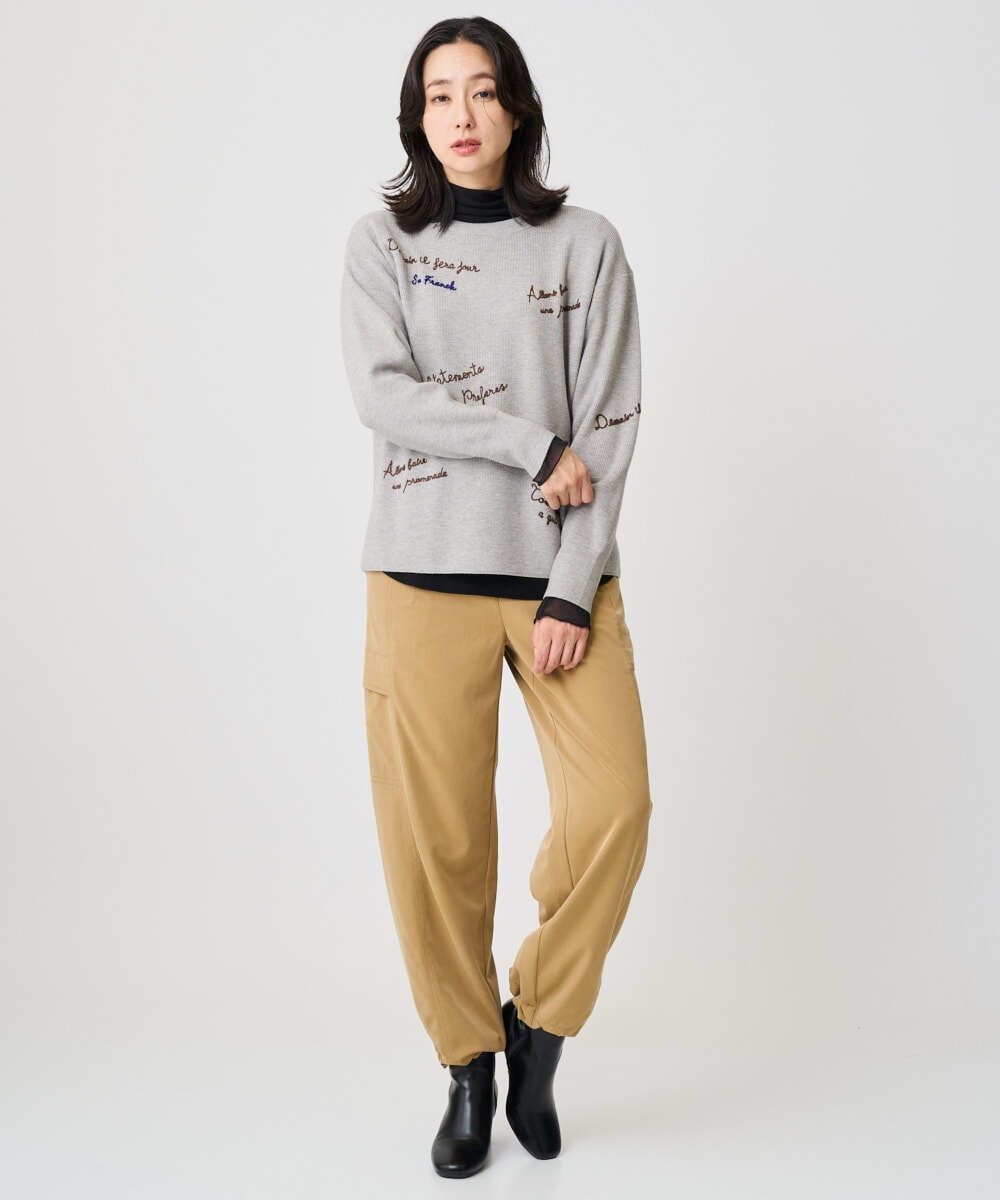 PZLAD09290 GEORGES RECH(ジョルジュ・レッシュ) フィブリルカーゴ2wayパンツ ベージュ