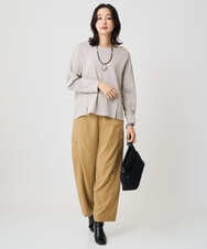 PZLAD09290 GEORGES RECH(ジョルジュ・レッシュ) フィブリルカーゴ2wayパンツ ベージュ
