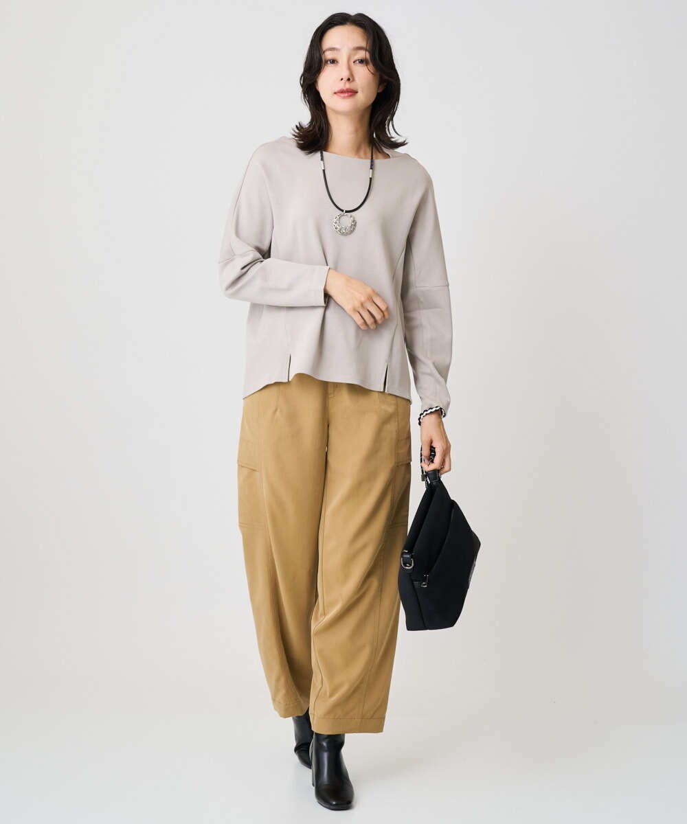PZLAD09290 GEORGES RECH(ジョルジュ・レッシュ) フィブリルカーゴ2wayパンツ ベージュ