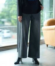 PZLAG34290 GEORGES RECH(ジョルジュ・レッシュ) 裏起毛ストレッチデニムパンツ ブラック