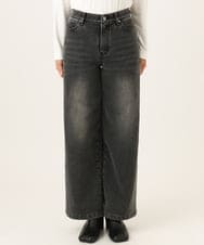 PZLAG34290 GEORGES RECH(ジョルジュ・レッシュ) 裏起毛ストレッチデニムパンツ ブラック