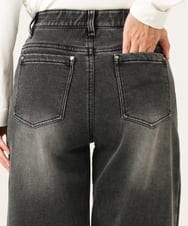PZLAG34290 GEORGES RECH(ジョルジュ・レッシュ) 裏起毛ストレッチデニムパンツ ブラック