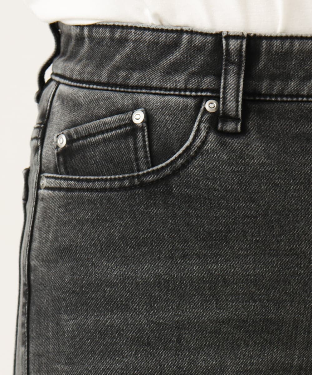 PZLAG34290 GEORGES RECH(ジョルジュ・レッシュ) 裏起毛ストレッチデニムパンツ ブラック