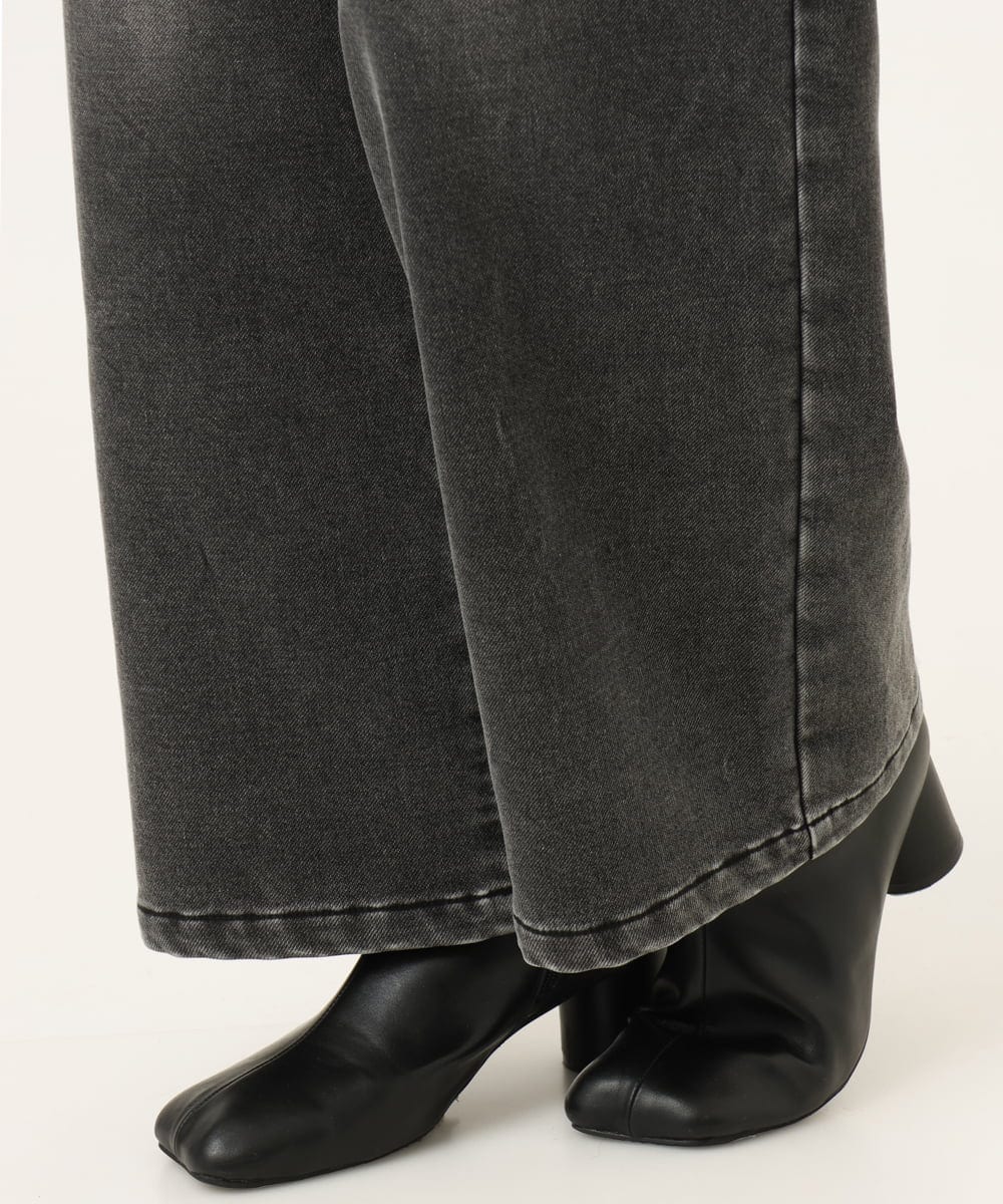 PZLAG34290 GEORGES RECH(ジョルジュ・レッシュ) 裏起毛ストレッチデニムパンツ ブラック