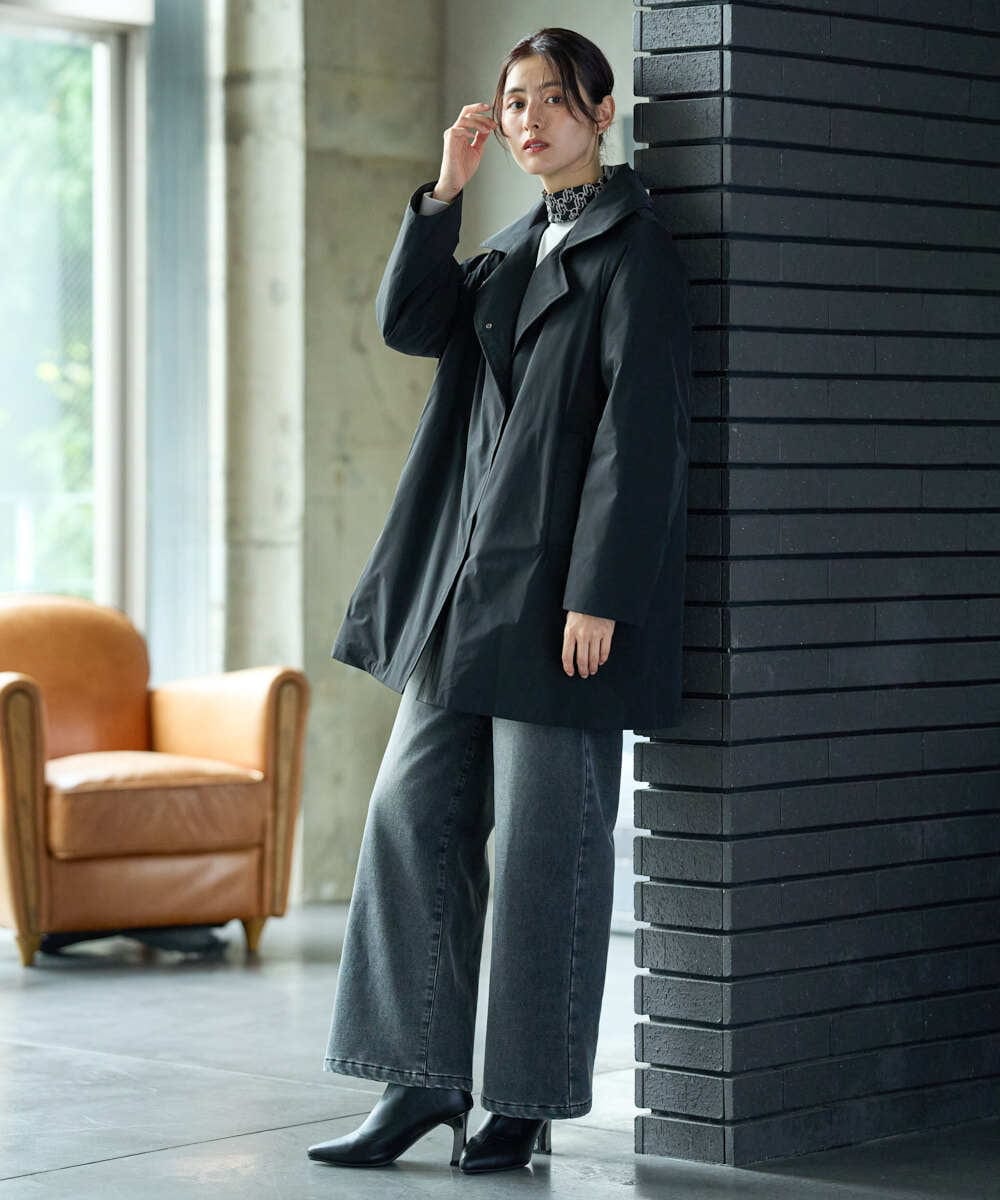 PZLAG34290 GEORGES RECH(ジョルジュ・レッシュ) 裏起毛ストレッチデニムパンツ ブラック