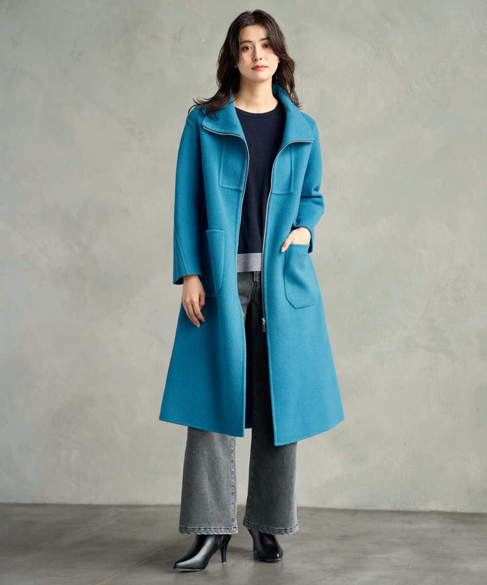 PZLAG34290 GEORGES RECH(ジョルジュ・レッシュ) 裏起毛ストレッチデニムパンツ ブラック