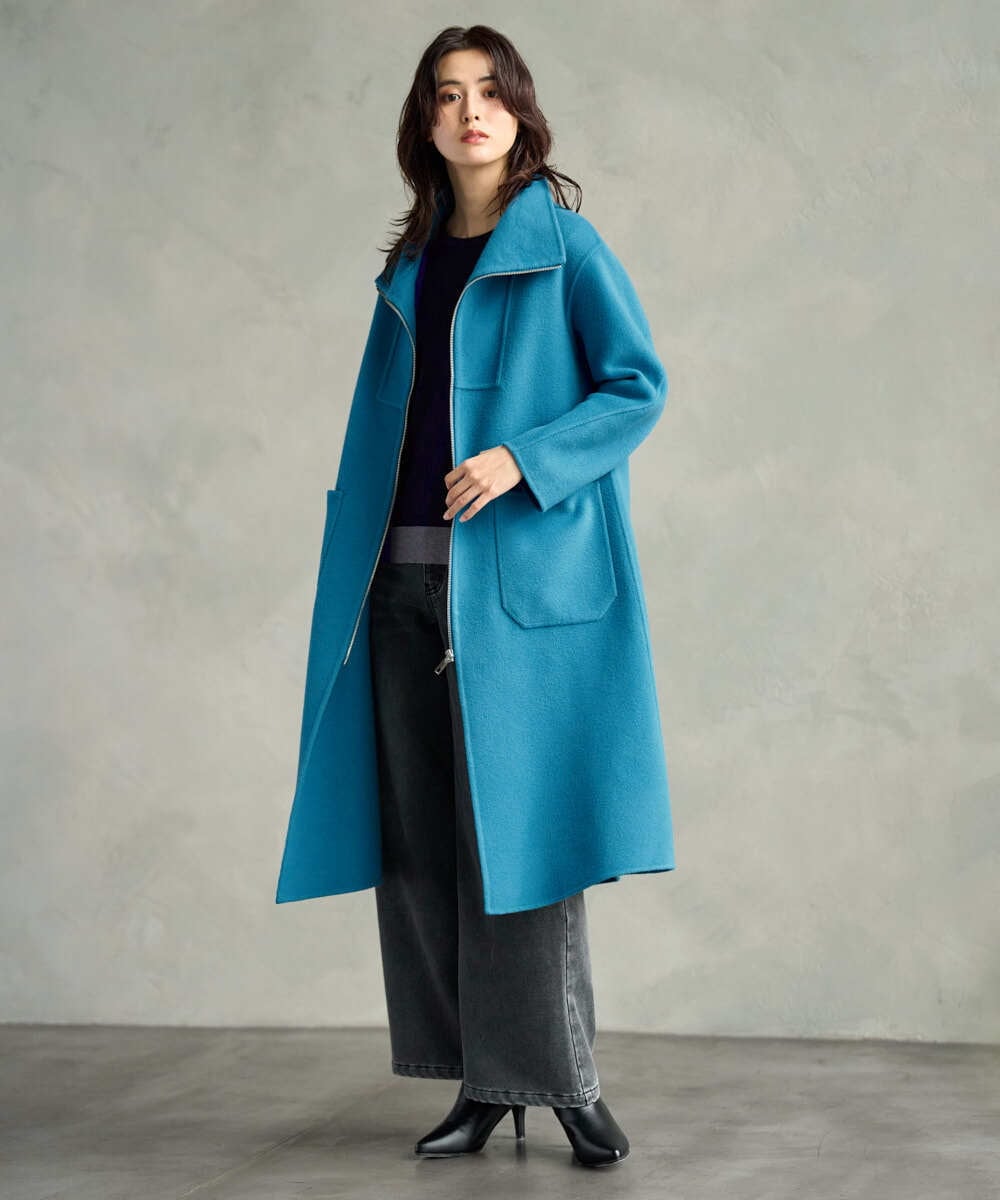 PZLAG34290 GEORGES RECH(ジョルジュ・レッシュ) 裏起毛ストレッチデニムパンツ ブラック