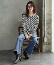 PZLAG34290 GEORGES RECH(ジョルジュ・レッシュ) 裏起毛ストレッチデニムパンツ ブラック