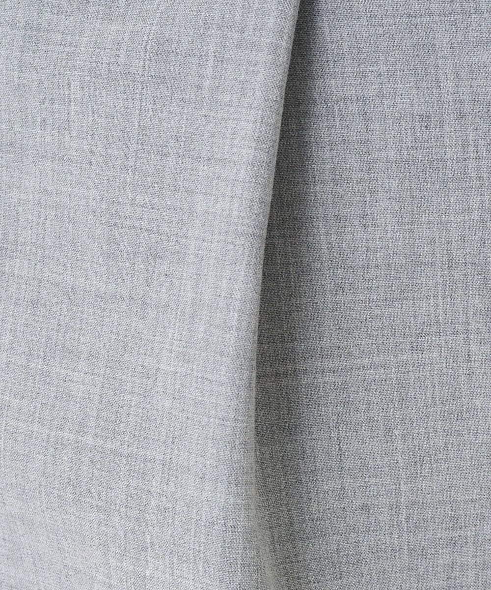 PZLEE25250 GEORGES RECH(ジョルジュ・レッシュ)  [日本製]ドロストタックワイドパンツ グレー