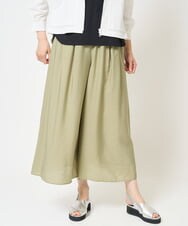 PZLGA30240 GEORGES RECH(ジョルジュ・レッシュ) [接触冷感]エコベロソフトローンキュロットパンツ グレー
