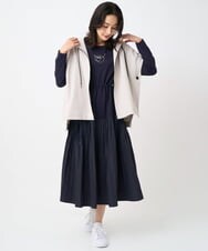 PZPJB44290 GEORGES RECH(ジョルジュ・レッシュ) ジャージータフタコンビワンピース オレンジ