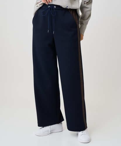PZQAD01250  ストレッチダンボールストレートワイドパンツ