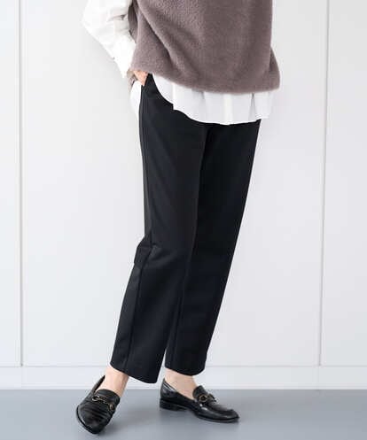 PZQCF64210   [日本製]トリコット裏起毛テーパードパンツ