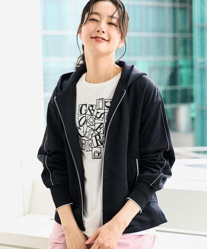 PZTEE02330  ジャージージップフードパーカー
