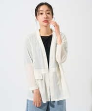 PZTGD21330 GEORGES RECH(ジョルジュ・レッシュ) シアートリコットジャケット ネイビー