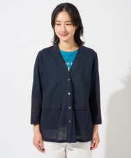 PZTGD21330 GEORGES RECH(ジョルジュ・レッシュ) シアートリコットジャケット ネイビー