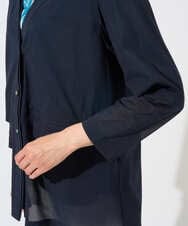 PZTGD21330 GEORGES RECH(ジョルジュ・レッシュ) シアートリコットジャケット ネイビー