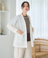 PZTGD21330 GEORGES RECH(ジョルジュ・レッシュ) シアートリコットジャケット ネイビー