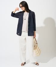 PZTGD21330 GEORGES RECH(ジョルジュ・レッシュ) シアートリコットジャケット ネイビー