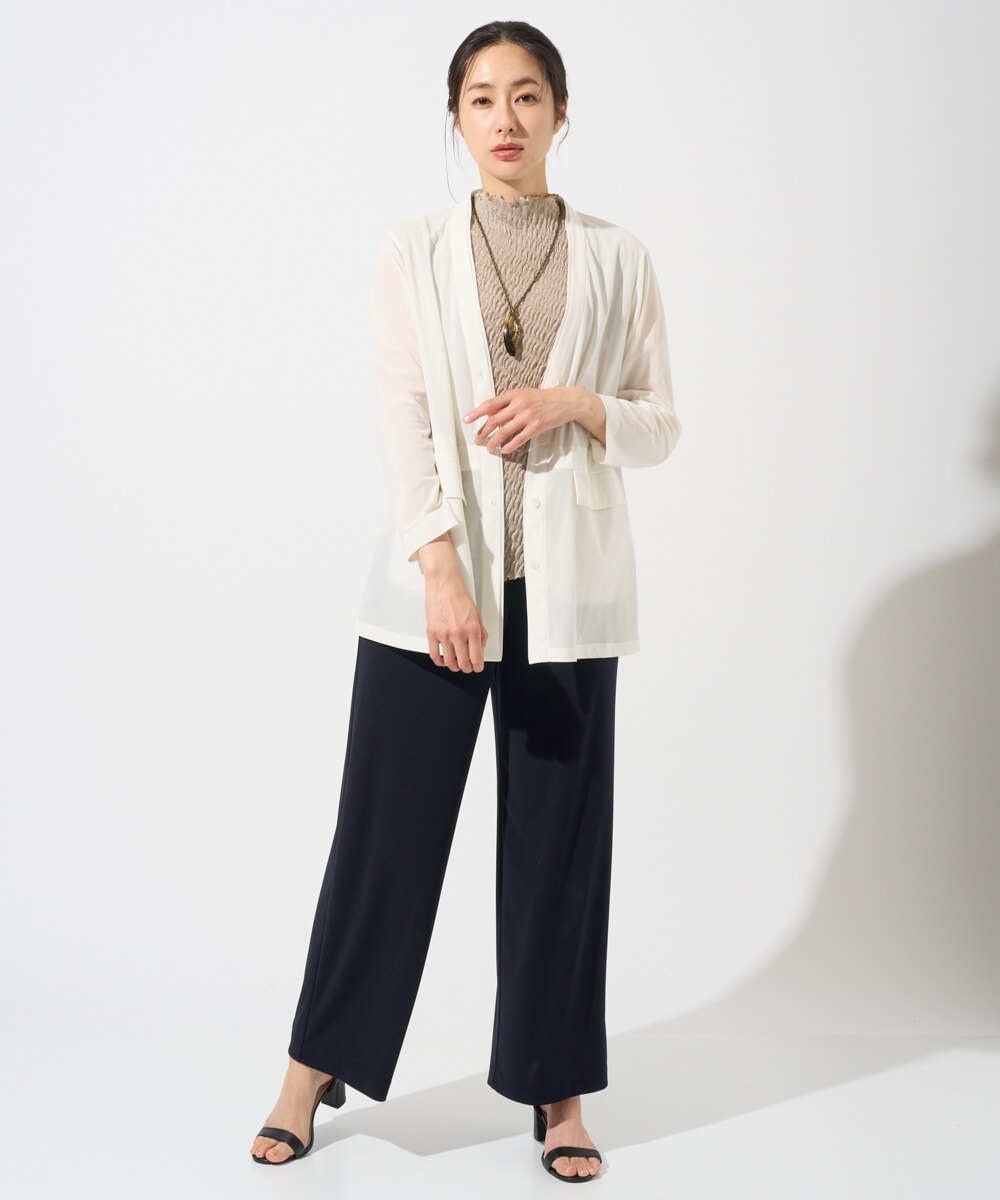 PZTGD21330 GEORGES RECH(ジョルジュ・レッシュ) シアートリコットジャケット ネイビー