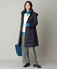 PZUAG51720 GEORGES RECH(ジョルジュ・レッシュ) ストレッチロングダウンコート ネイビー