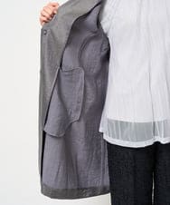 PZUEB10490 GEORGES RECH(ジョルジュ・レッシュ) メタリックツイルロングコート ベージュ