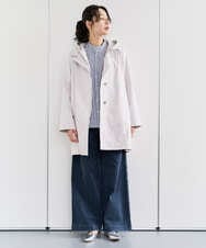 PZUEE07490 GEORGES RECH(ジョルジュ・レッシュ) テントライン2WAYカラーコート ピンク