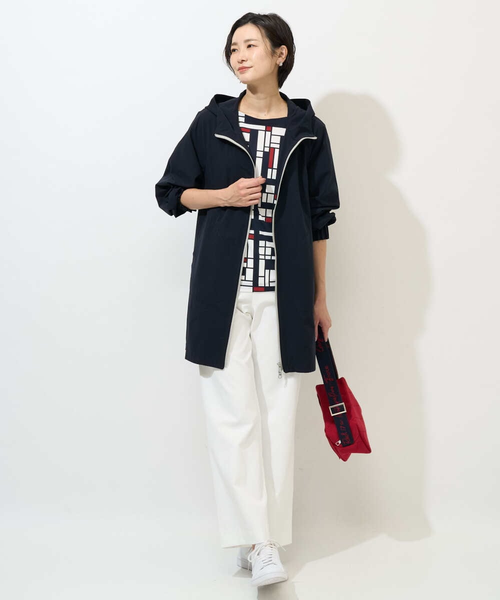 PZUGE40490 GEORGES RECH(ジョルジュ・レッシュ) 4WAYタフタフーデッドコート ネイビー