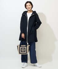 PZUGE40490 GEORGES RECH(ジョルジュ・レッシュ) 4WAYタフタフーデッドコート ネイビー