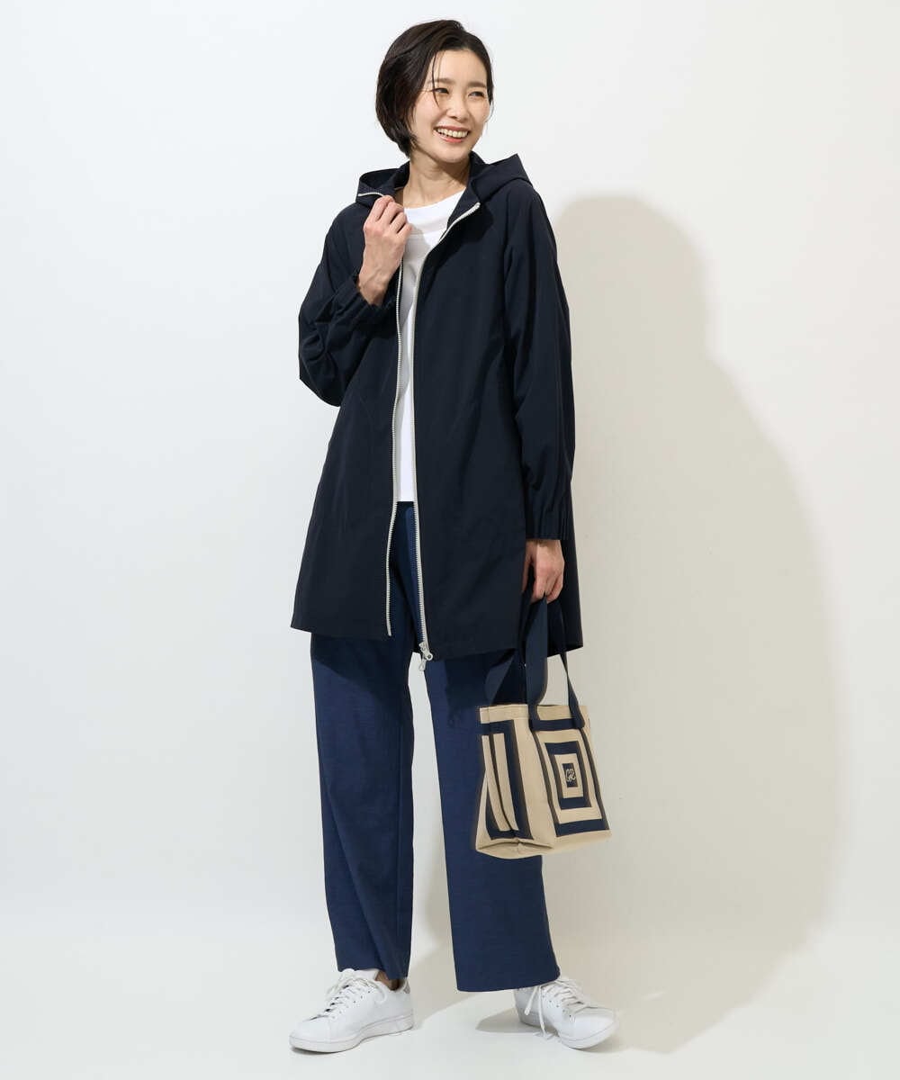 PZUGE40490 GEORGES RECH(ジョルジュ・レッシュ) 4WAYタフタフーデッドコート ネイビー