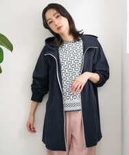 PZUGE40490 GEORGES RECH(ジョルジュ・レッシュ) 4WAYタフタフーデッドコート ネイビー