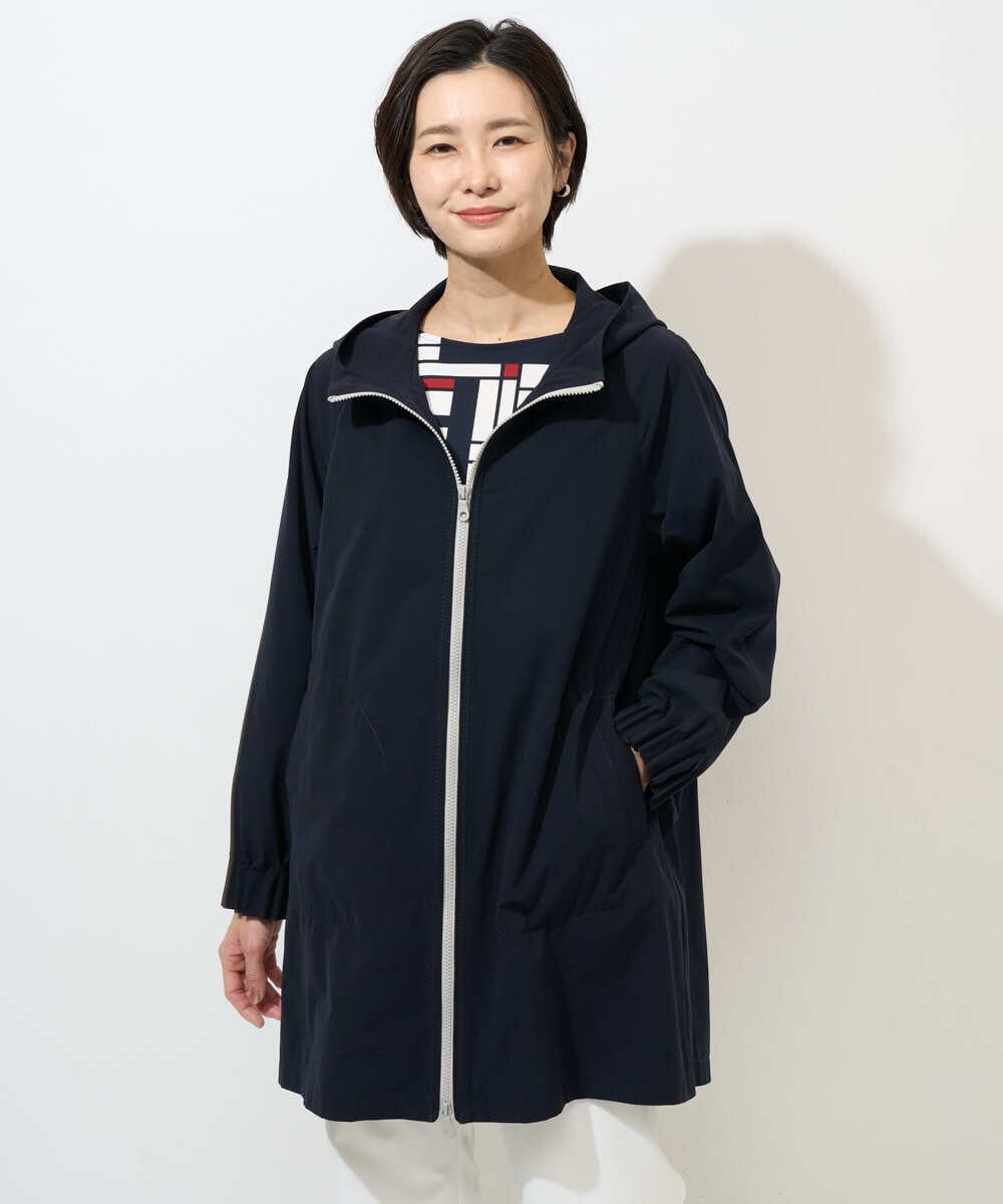 PZUGE40490 GEORGES RECH(ジョルジュ・レッシュ) 4WAYタフタフーデッドコート ネイビー