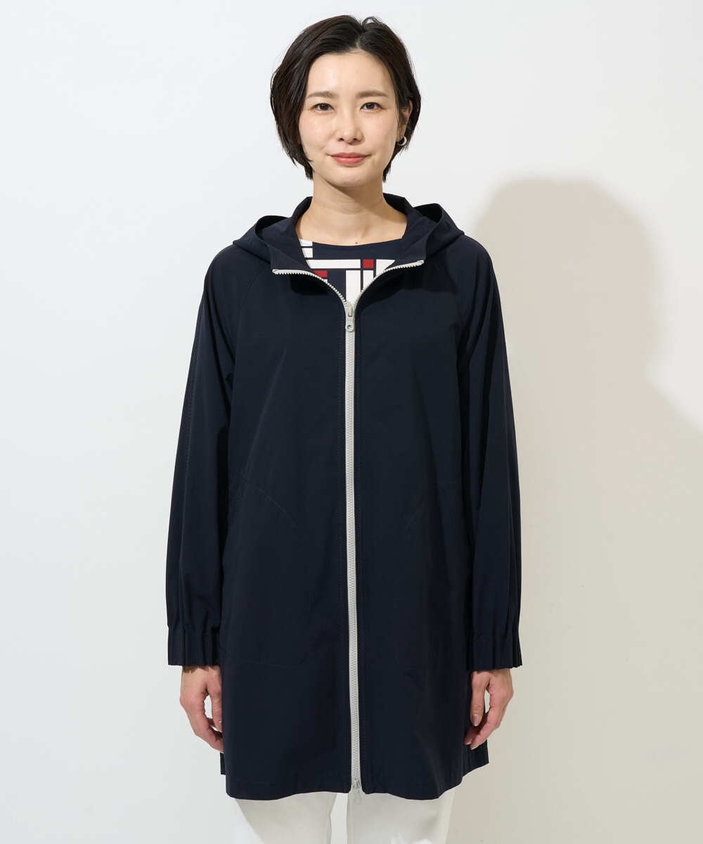PZUGE40490 GEORGES RECH(ジョルジュ・レッシュ) 4WAYタフタフーデッドコート ネイビー