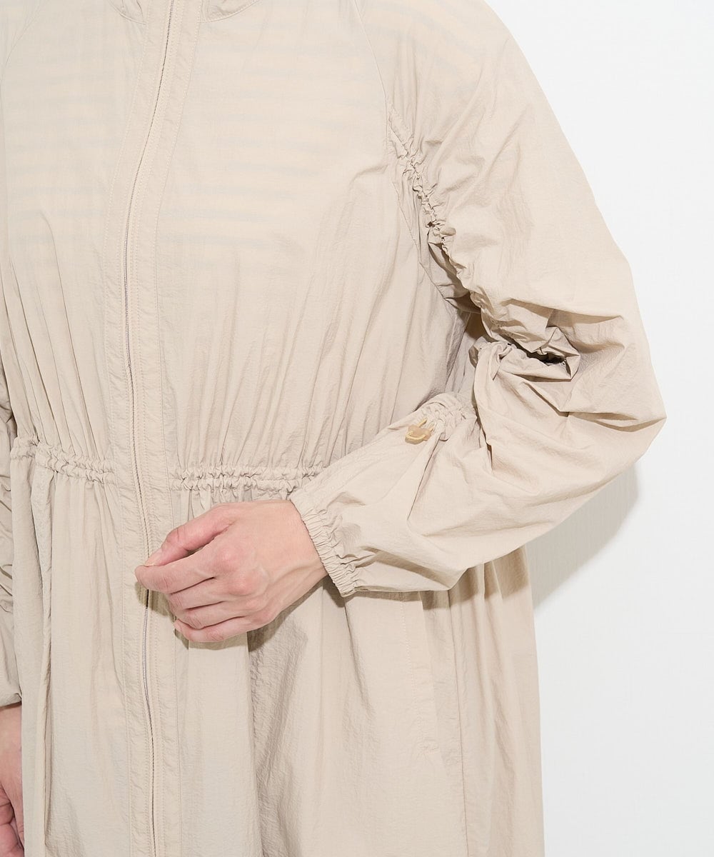 PZUGW45490 GEORGES RECH(ジョルジュ・レッシュ) シアーロングコート ベージュ