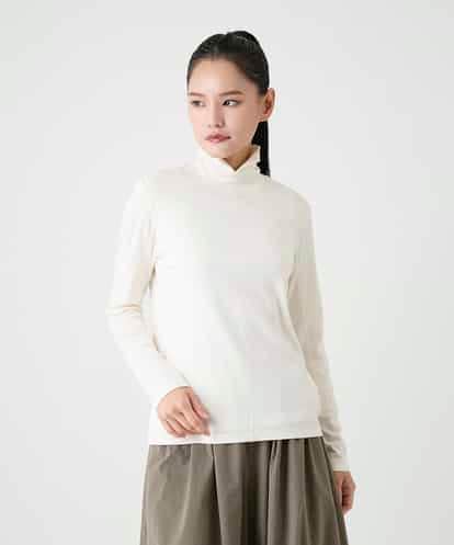 R6KAH18160 HIROKO BIS(小さいサイズ) 【小さいサイズ】シャツカラーハイネックカットソー