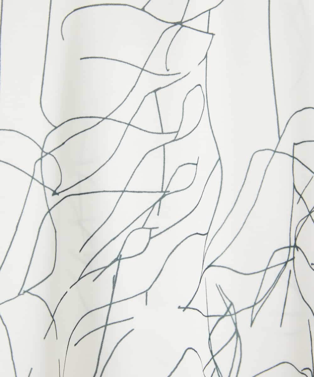 R6KGE47220 HIROKO BIS(小さいサイズ)(メゾン ドゥ サンク) 【小さいサイズ】アートフラワーフレアスリーブカットソー ホワイト