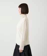 R6KLE25170 HIROKO BIS(小さいサイズ)(メゾン ドゥ サンク) 【小さいサイズ】レースジョイントストレッチプルオーバー アイボリー