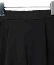 R6QAG60190 HIROKO BIS(小さいサイズ)(メゾン ドゥ サンク) 【小さいサイズ】裏起毛ストレッチベーシックパンツ ブラック