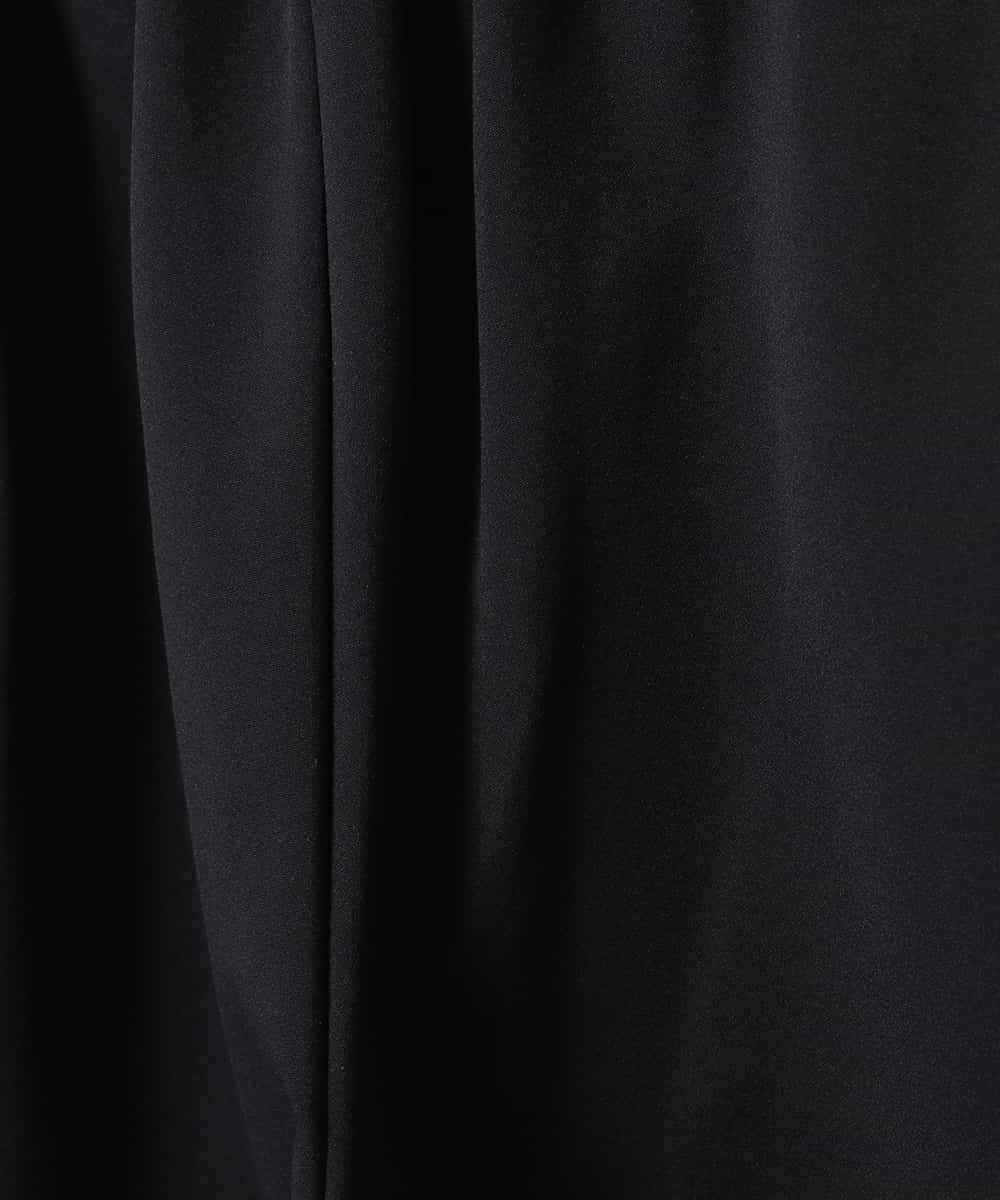 R6QAG60190 HIROKO BIS(小さいサイズ)(メゾン ドゥ サンク) 【小さいサイズ】裏起毛ストレッチベーシックパンツ ブラック