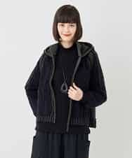 RBFAF01360 HIROKO BIS(ヒロコ ビス) ジャカードニットブルゾン カーキ