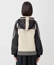 RBFAF01360 HIROKO BIS(ヒロコ ビス) ジャカードニットブルゾン ベージュ