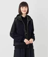 RBFAF01360 HIROKO BIS(ヒロコ ビス) ジャカードニットブルゾン ベージュ