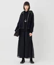 RBFAF01360 HIROKO BIS(ヒロコ ビス) ジャカードニットブルゾン ベージュ