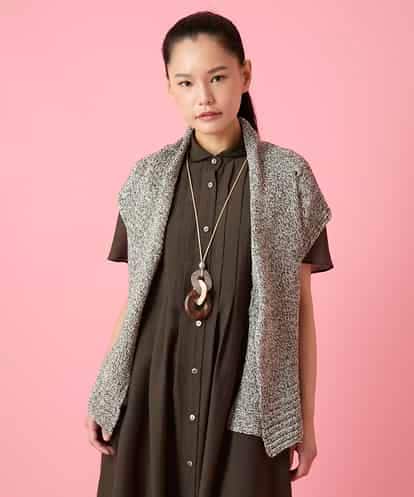 RBFGE55330 HIROKO BIS ファンシーヤーンドライニットベスト