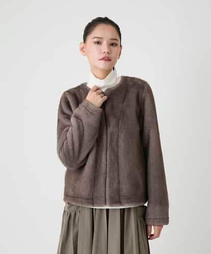 RBJAG40490 HIROKO BIS エコファーショートジャケット