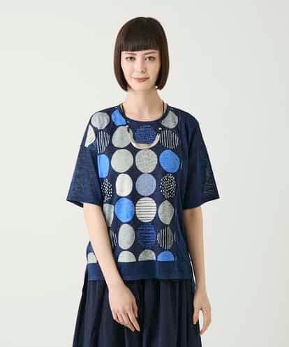 RBKGE35210  カラフルパターンドットTシャツ /洗濯機で洗える