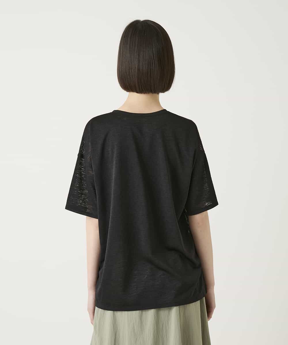 RBKGE35210 HIROKO BIS(ヒロコ ビス) カラフルパターンドットTシャツ /洗濯機で洗える アイボリー
