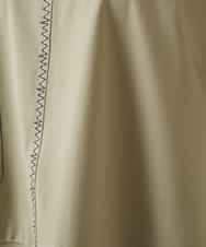 RBKIE10190 HIROKO BIS(ヒロコ ビス) 【接触冷感】ミシンステッチボクシーシルエットTシャツ /洗える カーキ